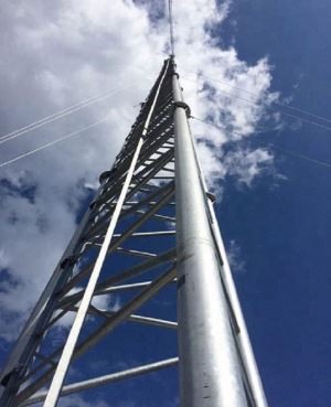 Radar Tower Kommunikasjon Rørformet Selvstøttetårn