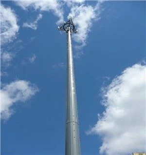80 m monopol telekommunikasjonstårn for kringkasting